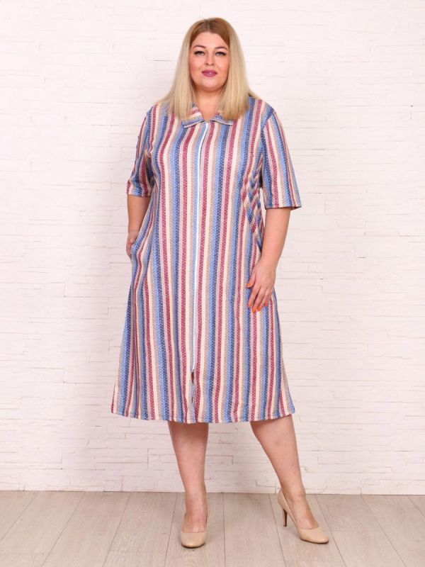 Shirt dress Melody (polka dot stripe) from