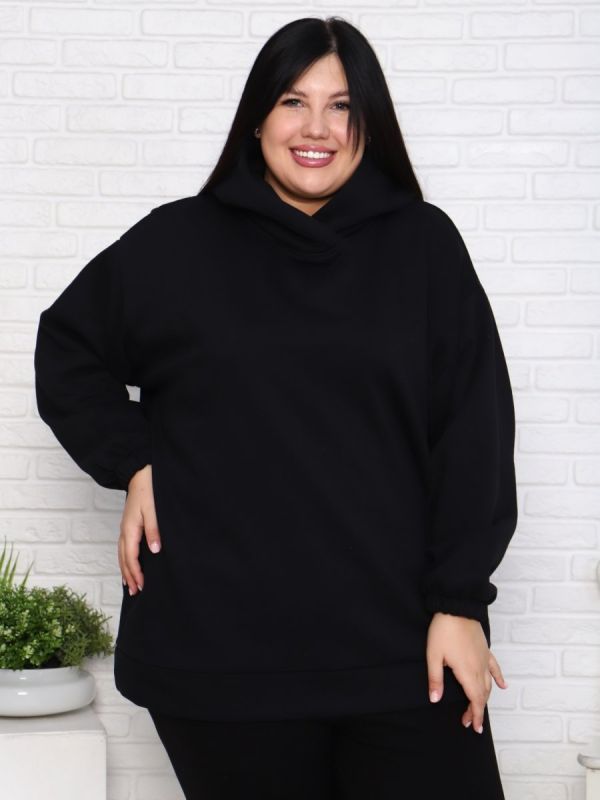 Knitted sweatshirt Olivia (black) from