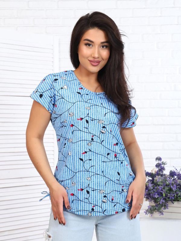 Knitted tunic Jena (blue) зк