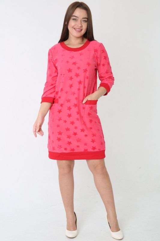 Knitted tunic Una (raspberry) pp