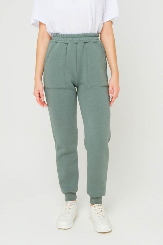 Knitted trousers Fringlia (mint) pp