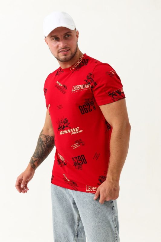 Men's T-shirt Carlo (red) pp