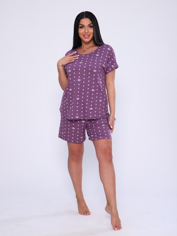 Viscose pajamas Daryana (purple) pp