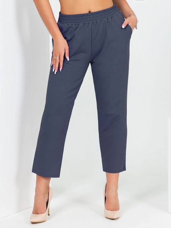 Knitted trousers Riviera (gray) pp