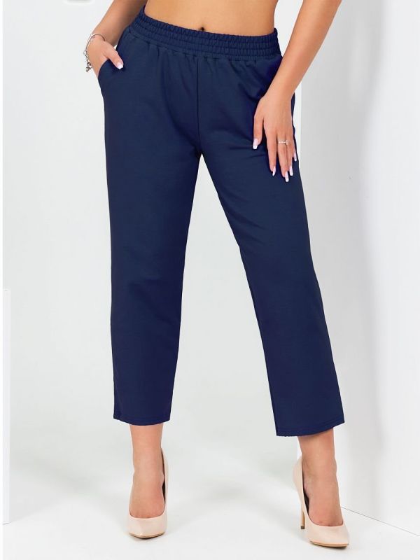 Knitted trousers Riviera (blue) pp