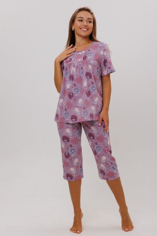 Pajamas knit Safra (lilac) pp